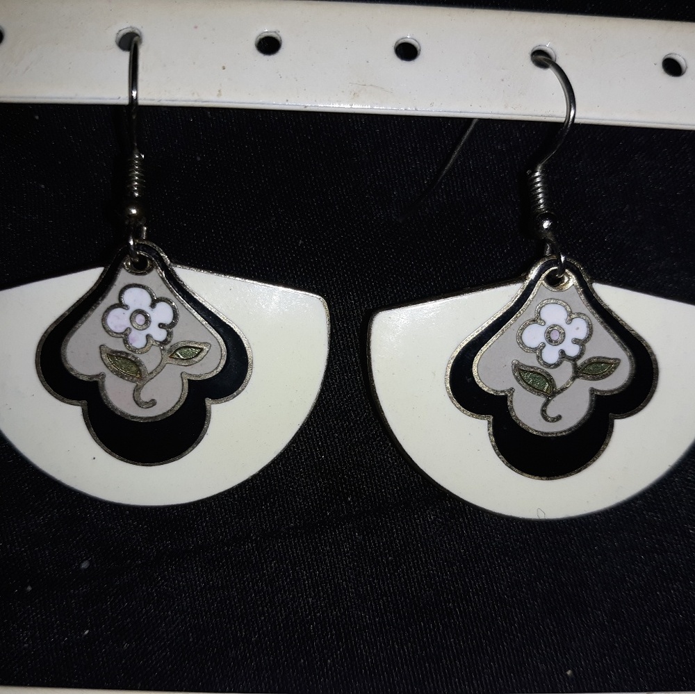 Beautiful Flowered Earrings